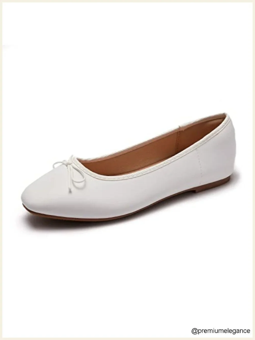 Women's Round Toe Ballet Flats Comfortable Bow Dressy Shoes
